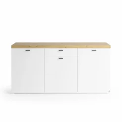 Discount set one by Musterring Sideboard Lancaster Weiß