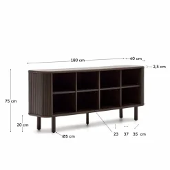 Kave Home Sideboard Mailen Schwarz