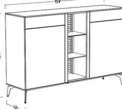 Mäusbacher Sideboard Meran