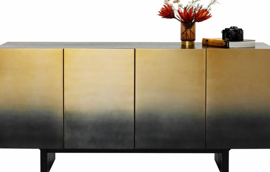 Hot KARE DESIGN Sideboard Prezioso 80121 Gold / Schwarz