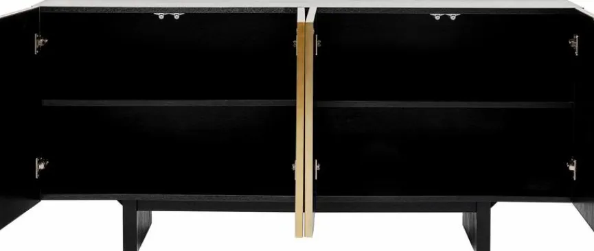 Hot KARE DESIGN Sideboard Prezioso 80121 Gold / Schwarz