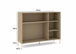 Clearance set one by Musterring Sideboard Reno Taupe