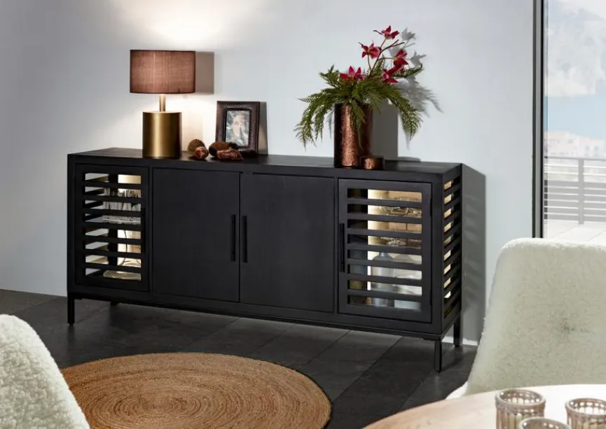 Discount Gutmann Factory Sideboard Showcase Schwarz