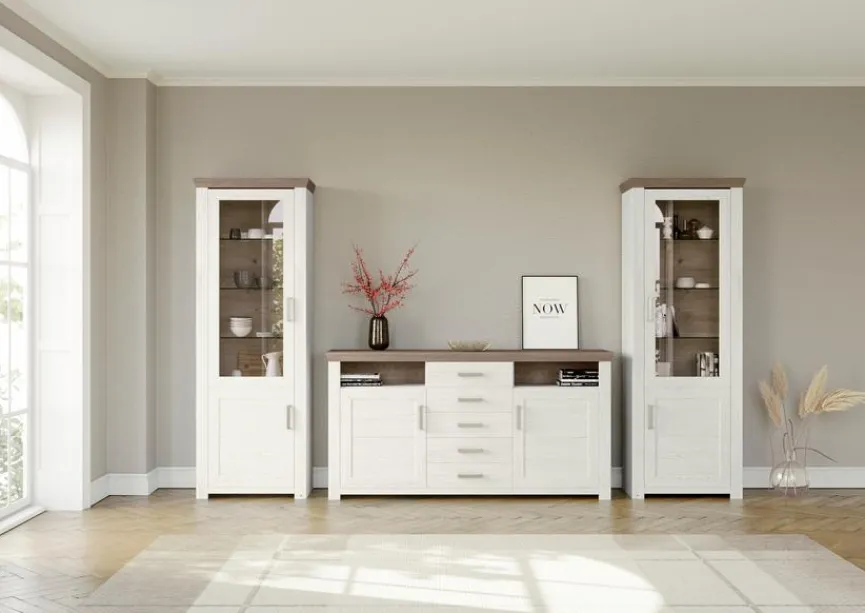 set one by Musterring Sideboard York Pino-Aurelio / Eiche Artisan