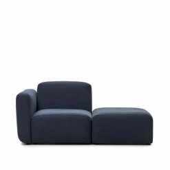 Kave Home 1-Sitzer mit Anstellhocker Neom