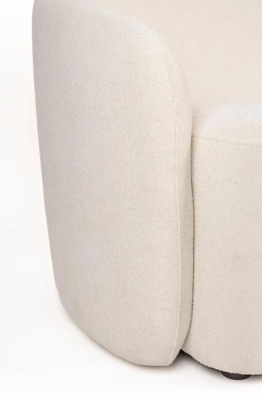 Discount Zuiver 2-Sitzer-Sofa Len Weiß