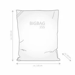 Sitting Point Sitzkissen Bigbag Woolly Natur