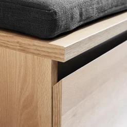 Discount Germania Sitzkissen Lissabon Anthrazit / Grau