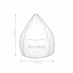 Kinder Sitting Point Sitzsack Beanbag fluffy hearts