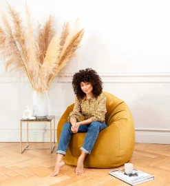 Discount Sitting Point Sitzsack Beanbag Marla XXL Senf