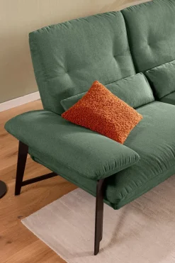 New Segmüller Werkstätten Sofa inkl. Longchair Denise Grün