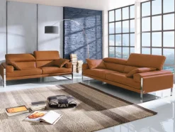 Clearance Calia Sofa romeo - CAL 808 Cuoio