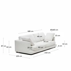 Kave Home Sofa 3-Sitzer Gala
