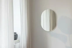 Outlet Metallbude Spiegel Caya Weiß