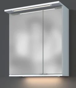 Held-Möbel Spiegelschrank 896.1.0101 Lynd Weiß / Spiegel