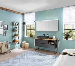 Puris Spiegelschrank Aspekt Cosmos Grey