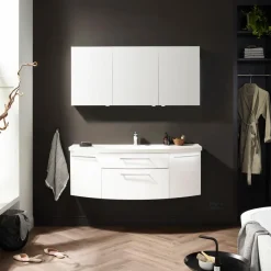 Hot Puris Spiegelschrank Classic Line Weiß Hochglanz