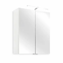 Held-Möbel Spiegelschrank Irene I Weiß / Spiegel