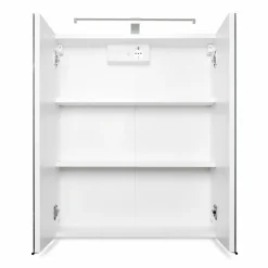 Held-Möbel Spiegelschrank Irene I Weiß / Spiegel