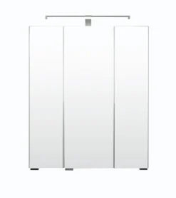 Discount Held-Möbel Spiegelschrank Irene II Weiß / Spiegel