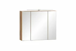 Discount Held-Möbel Spiegelschrank Monza Wotaneiche
