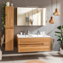 Best Spiegelschrank Prima Eiche Natur