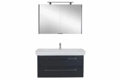 Spiegeltürenschrank OPTIbasic 4000 Anthrazit