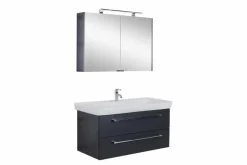 Spiegeltürenschrank OPTIbasic 4000 Anthrazit