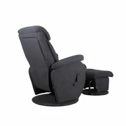 Outlet Stillstuhl mit Hocker Luna Grau