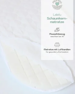 Outlet Mionido Stubenwagen Lisa 85 x 45 cm Weiß