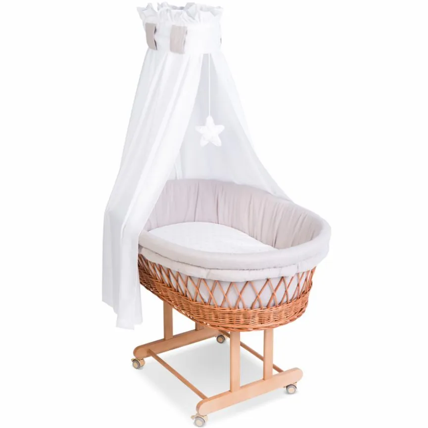 New Mionido Stubenwagen Maxi 85 x 45 cm Taupe