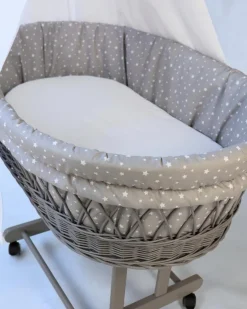 Discount Mionido Stubenwagen Maxi 85 x 45 cm Hellgrau