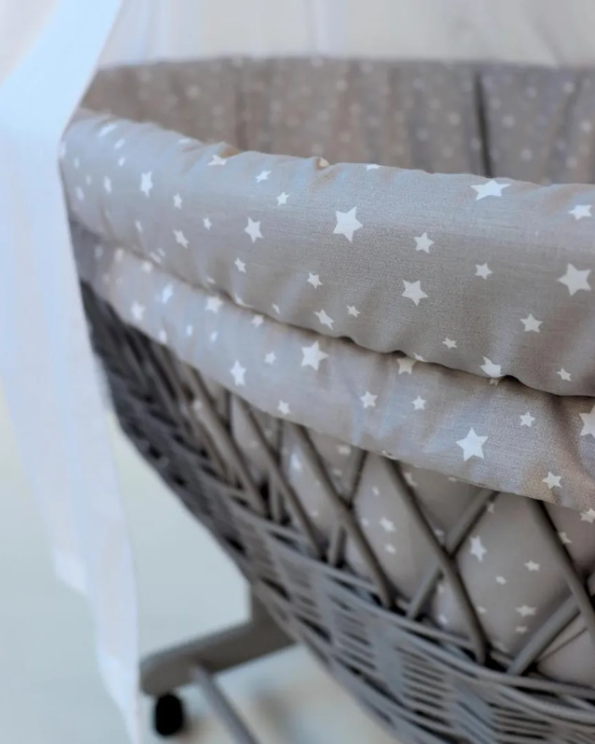 Discount Mionido Stubenwagen Maxi 85 x 45 cm Hellgrau