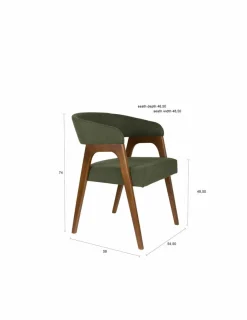 Discount Dutch Bone Stuhl Adamello Green