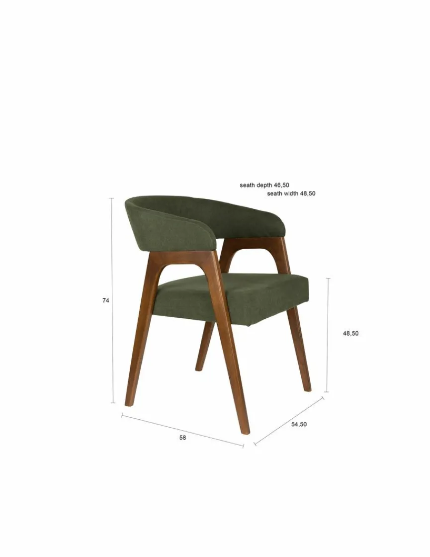 Discount Dutch Bone Stuhl Adamello Green