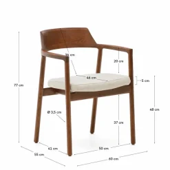 Best Kave Home Stuhl Alocs Beige