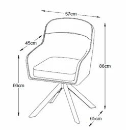 Outlet Stuhl Avola Linen