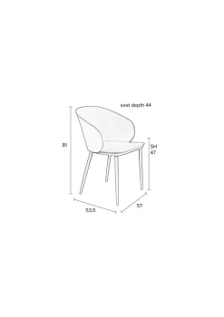 White Label Stuhl Gigi