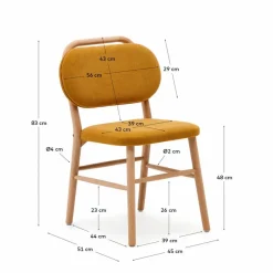 Kave Home Stuhl Helda