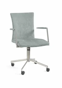 New Musterring Stuhl Helmond Grau / Blau