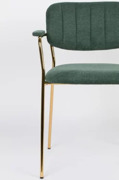 Outlet Zuiver Stuhl Jolien Dunkelgrün