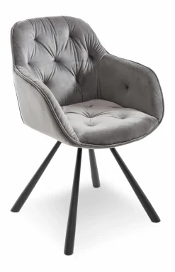 Online BOOOM Stuhl Lille Dunkelgrau