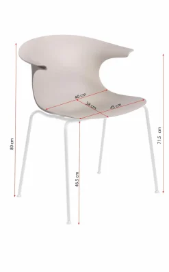 Outlet Infiniti Stuhl Loop Weiß