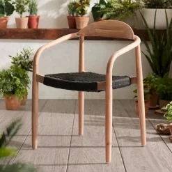 Online Kave Home Stuhl Nina Schwarz