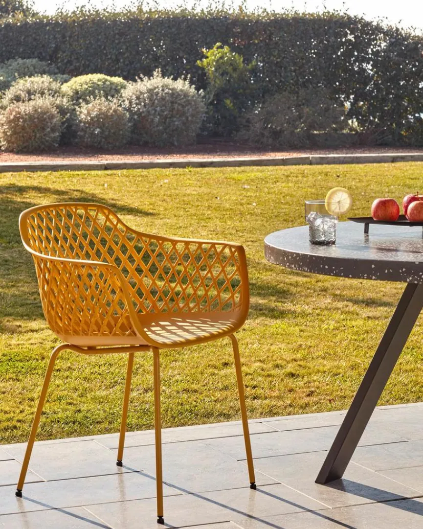 Outlet Kave Home Stuhl Quinn Gelb