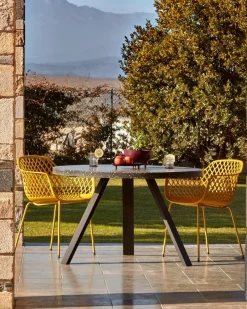 Outlet Kave Home Stuhl Quinn Gelb