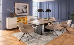 SCHÖNER WOHNEN-Kollektion Stuhl Sorrent Beige-Silber