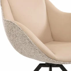 SCHÖNER WOHNEN-Kollektion Stuhl Sorrent Beige-Silber
