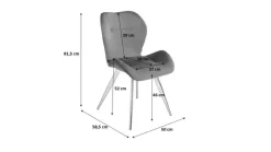 Hot KARE DESIGN Stuhl Viva Creme