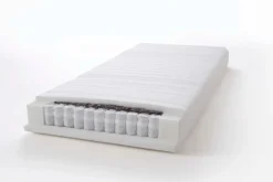 Outlet meise.möbel Taschenfederkernmatratze Cool 90 x 200 cm Weiß